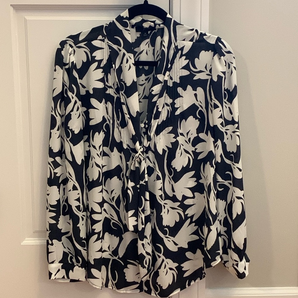 J.Crew floral print blouse